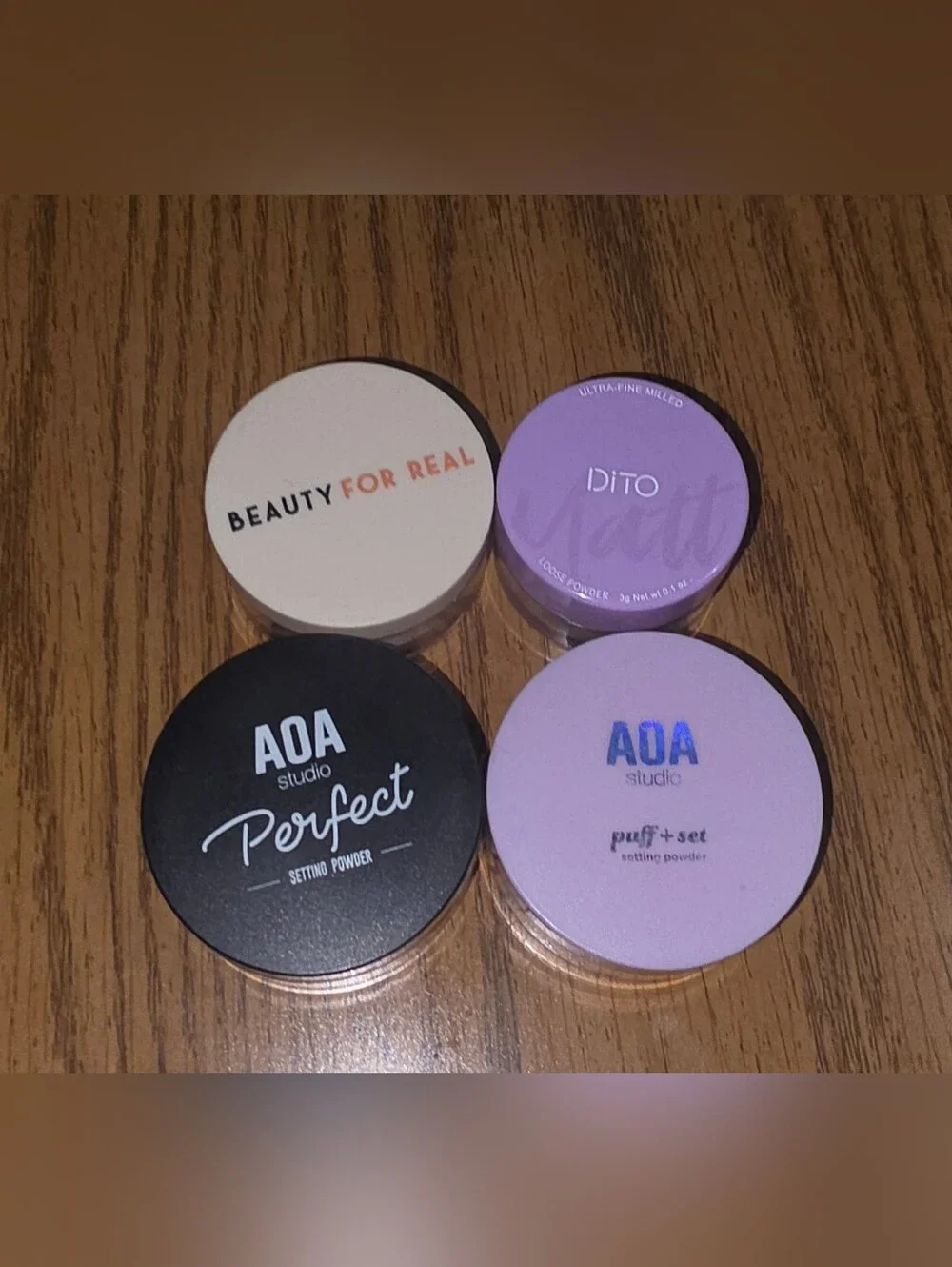 Assorted Setting Powder Bundle- Luminous, Translucent, Brightening, Banana